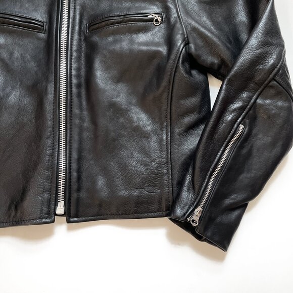 Vanson Comet Motorcycle Jacket Cafe Racer Black Size 38 US Small - Picture 4 of 12